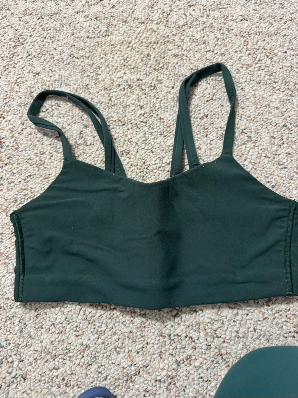 all in motion Dark Green Double-Strap Bralette